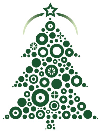 Christmas tree graphic