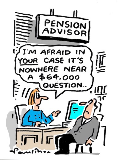 Pensions cartoon