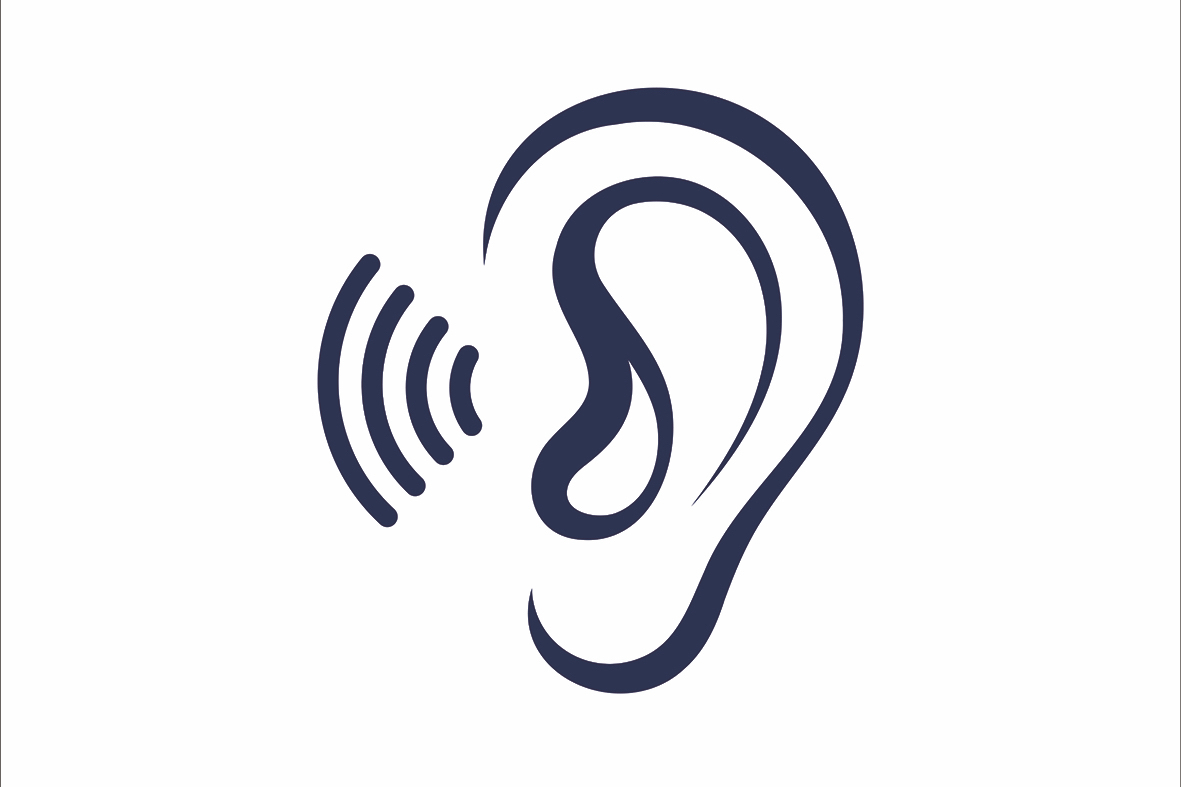 Listening ear graphic