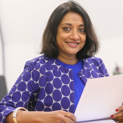 Official portrait of Navina Evans, chief workforce officer 